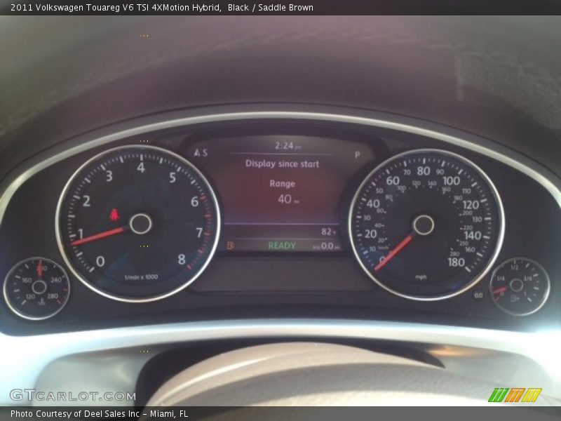 Black / Saddle Brown 2011 Volkswagen Touareg V6 TSI 4XMotion Hybrid