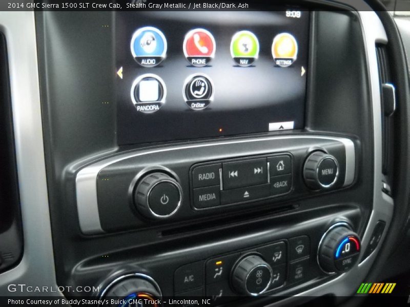 Stealth Gray Metallic / Jet Black/Dark Ash 2014 GMC Sierra 1500 SLT Crew Cab