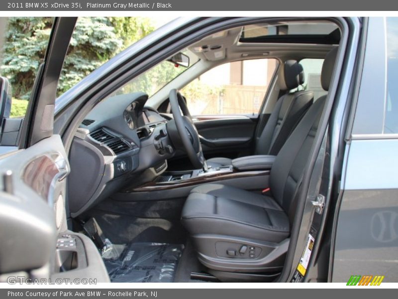 Platinum Gray Metallic / Black 2011 BMW X5 xDrive 35i