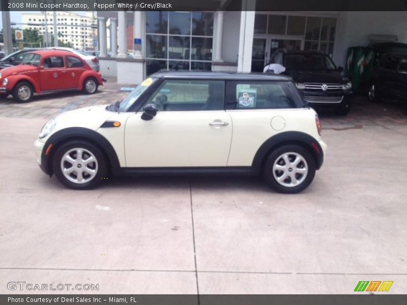 Pepper White / Grey/Black 2008 Mini Cooper Hardtop