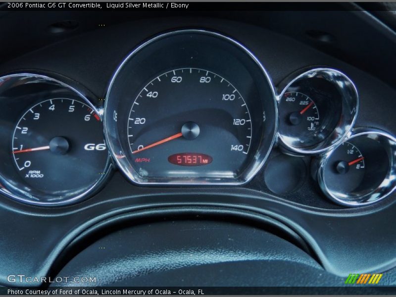  2006 G6 GT Convertible GT Convertible Gauges