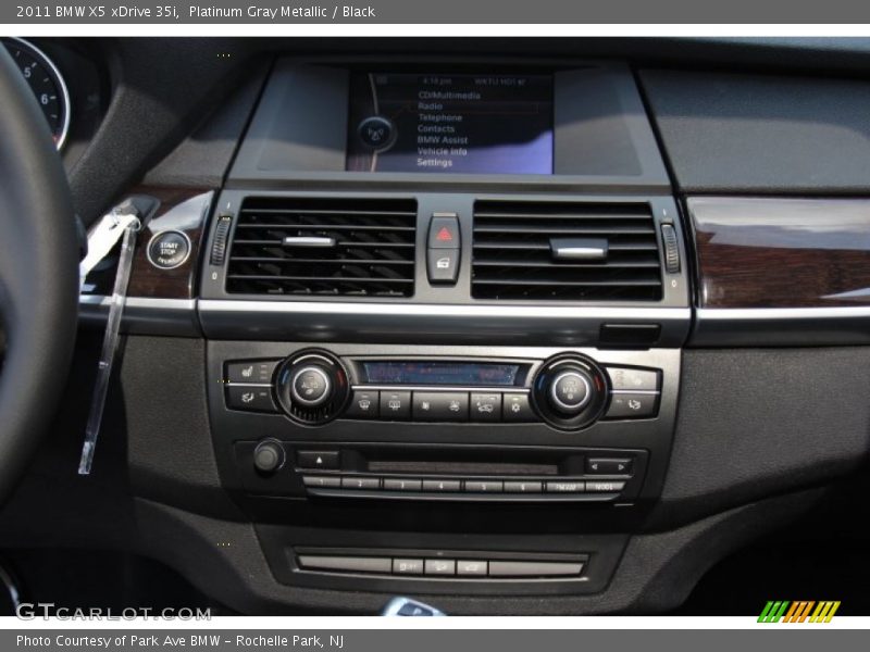 Platinum Gray Metallic / Black 2011 BMW X5 xDrive 35i