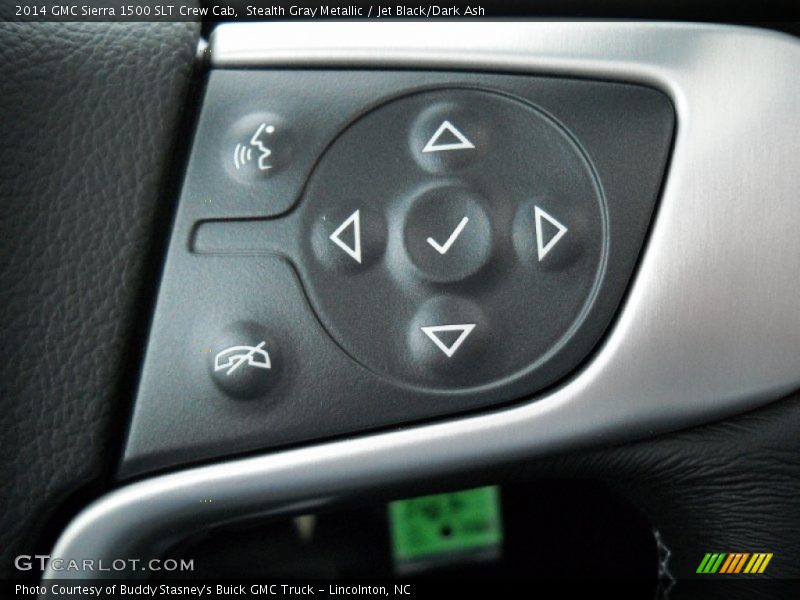 Stealth Gray Metallic / Jet Black/Dark Ash 2014 GMC Sierra 1500 SLT Crew Cab