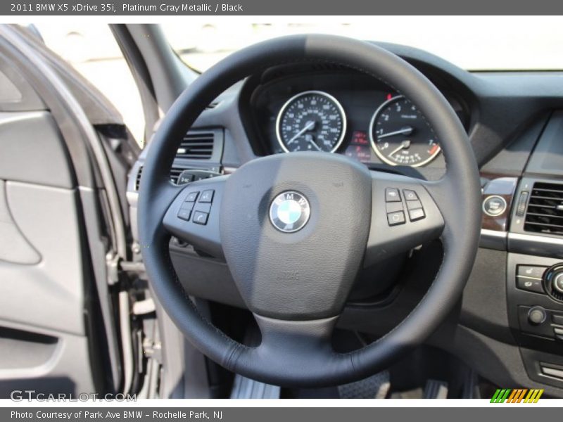 Platinum Gray Metallic / Black 2011 BMW X5 xDrive 35i