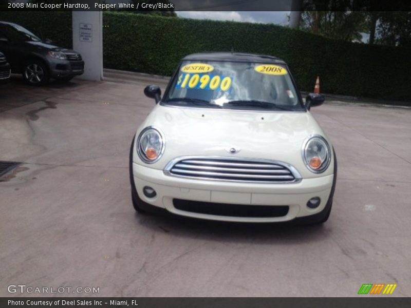 Pepper White / Grey/Black 2008 Mini Cooper Hardtop