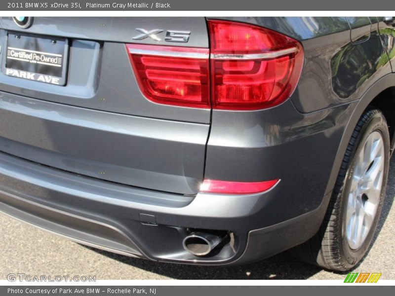 Platinum Gray Metallic / Black 2011 BMW X5 xDrive 35i