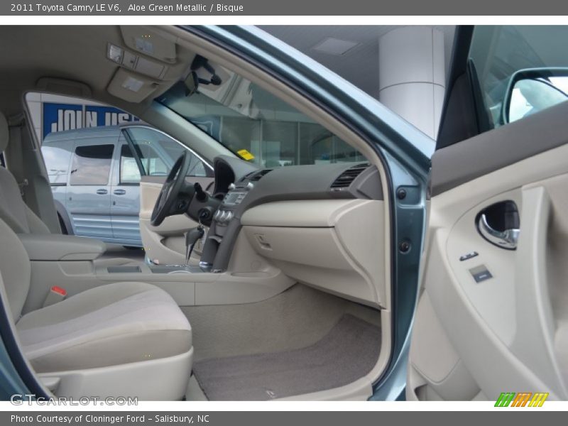 Aloe Green Metallic / Bisque 2011 Toyota Camry LE V6