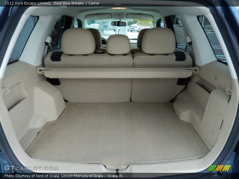Steel Blue Metallic / Camel 2012 Ford Escape Limited