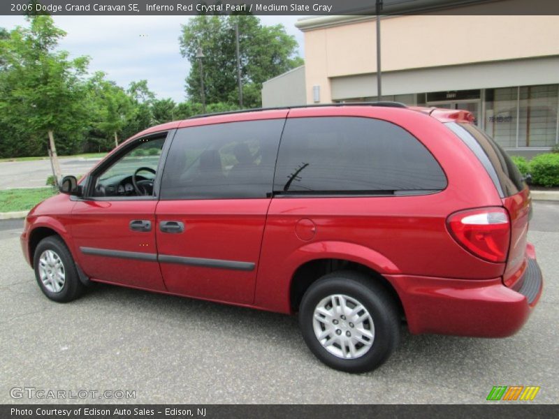 Inferno Red Crystal Pearl / Medium Slate Gray 2006 Dodge Grand Caravan SE