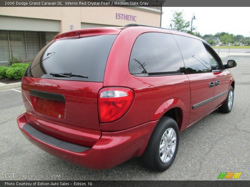 Inferno Red Crystal Pearl / Medium Slate Gray 2006 Dodge Grand Caravan SE