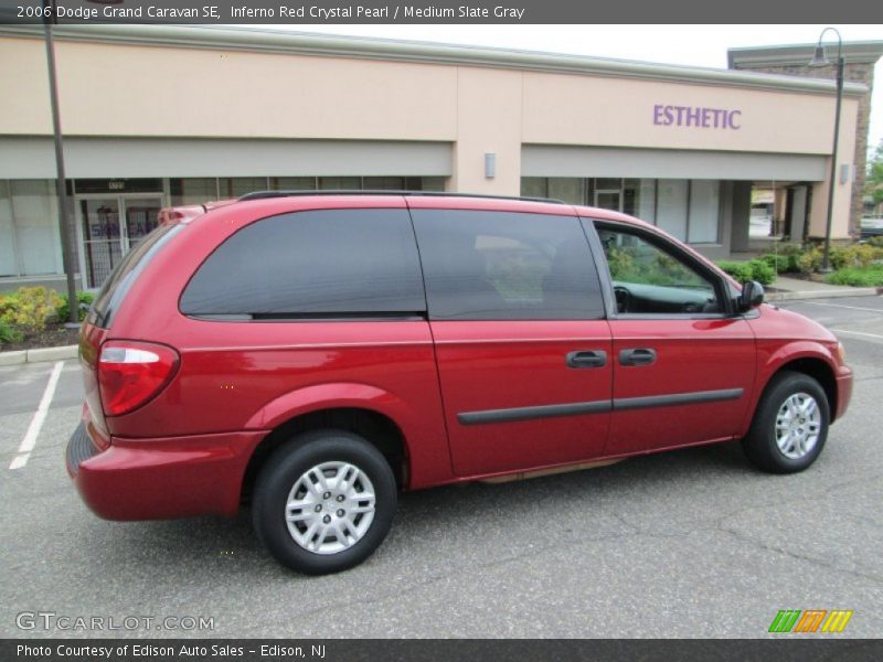 Inferno Red Crystal Pearl / Medium Slate Gray 2006 Dodge Grand Caravan SE