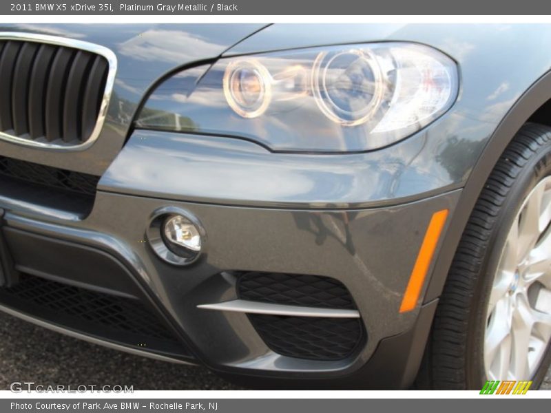 Platinum Gray Metallic / Black 2011 BMW X5 xDrive 35i