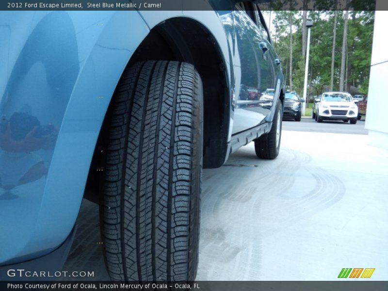 Steel Blue Metallic / Camel 2012 Ford Escape Limited
