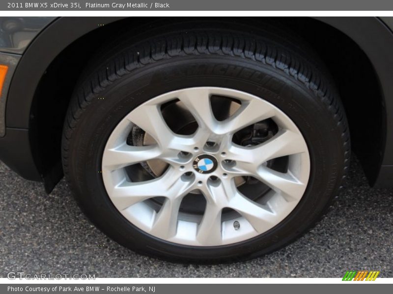 Platinum Gray Metallic / Black 2011 BMW X5 xDrive 35i