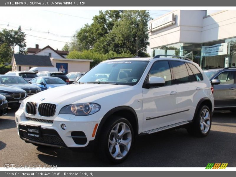 Alpine White / Black 2011 BMW X5 xDrive 35i