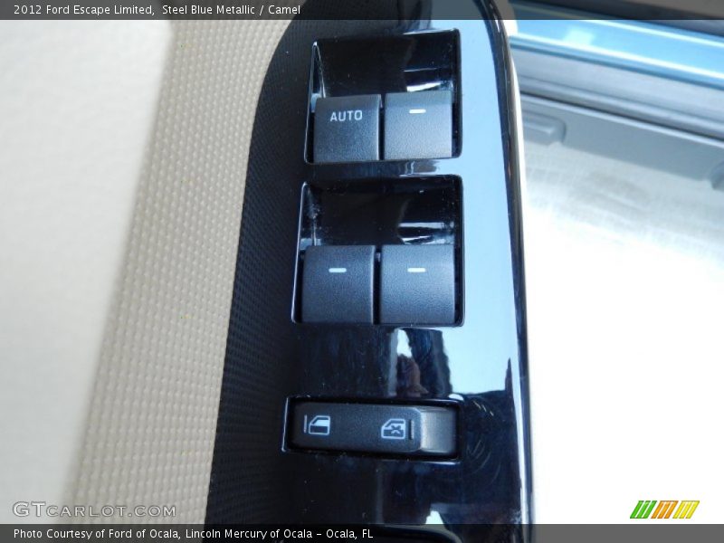Steel Blue Metallic / Camel 2012 Ford Escape Limited