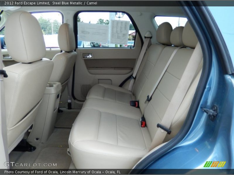 Steel Blue Metallic / Camel 2012 Ford Escape Limited