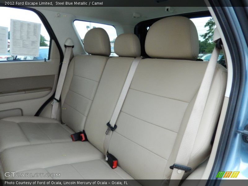 Steel Blue Metallic / Camel 2012 Ford Escape Limited