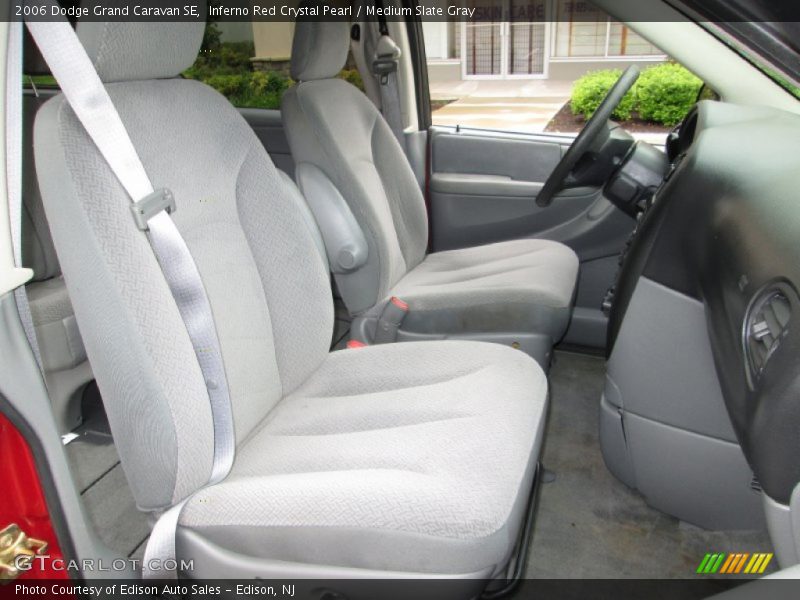 Inferno Red Crystal Pearl / Medium Slate Gray 2006 Dodge Grand Caravan SE