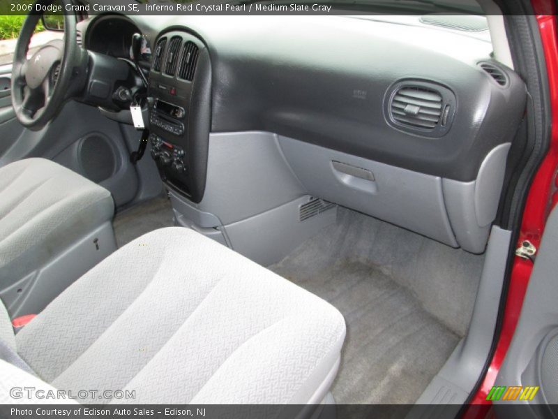 Inferno Red Crystal Pearl / Medium Slate Gray 2006 Dodge Grand Caravan SE