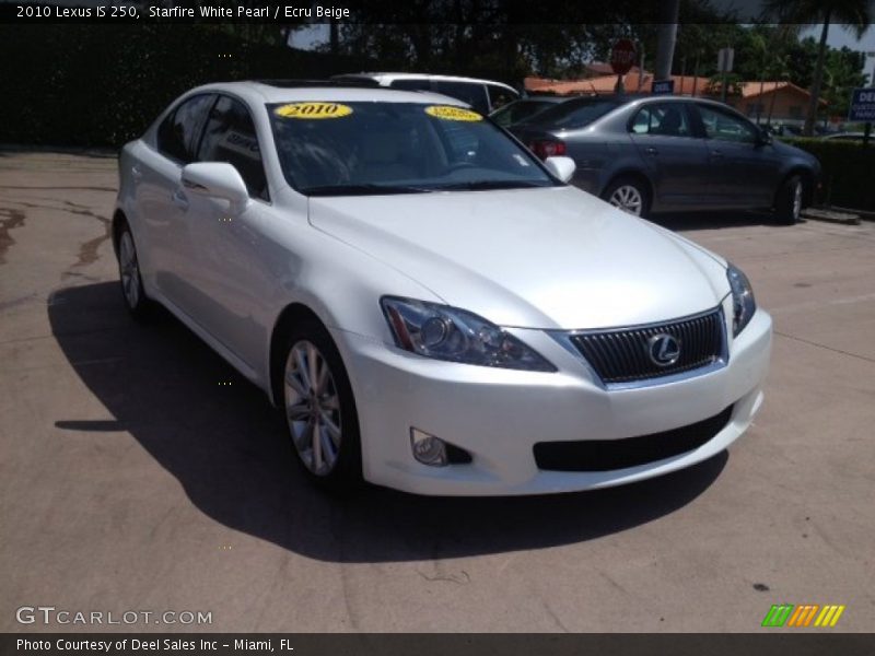 Starfire White Pearl / Ecru Beige 2010 Lexus IS 250