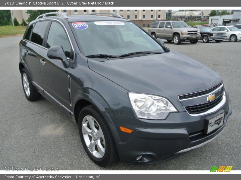 Cyber Gray Metallic / Black 2013 Chevrolet Captiva Sport LTZ