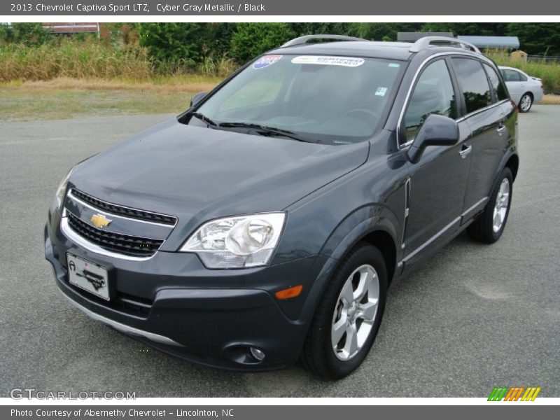 Cyber Gray Metallic / Black 2013 Chevrolet Captiva Sport LTZ