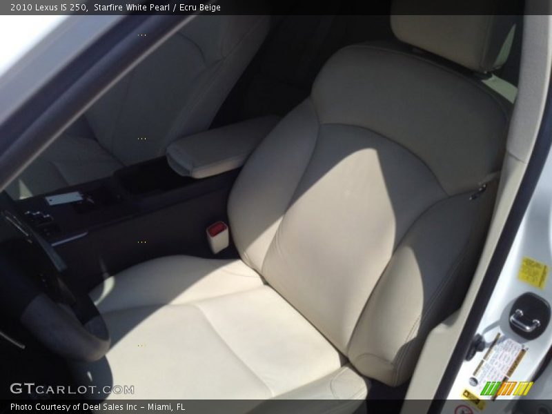 Starfire White Pearl / Ecru Beige 2010 Lexus IS 250
