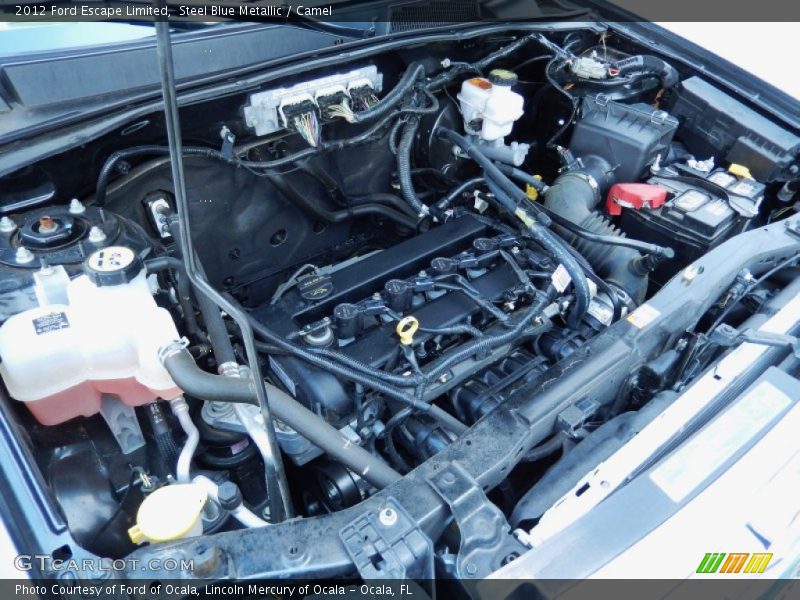 Steel Blue Metallic / Camel 2012 Ford Escape Limited