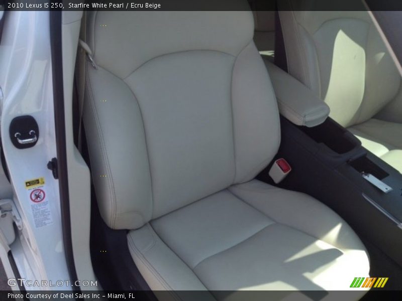 Starfire White Pearl / Ecru Beige 2010 Lexus IS 250