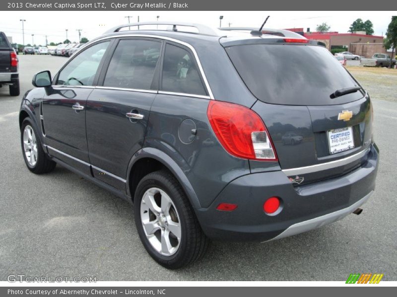 Cyber Gray Metallic / Black 2013 Chevrolet Captiva Sport LTZ