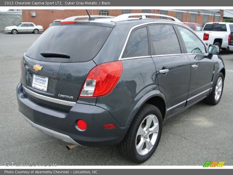 Cyber Gray Metallic / Black 2013 Chevrolet Captiva Sport LTZ