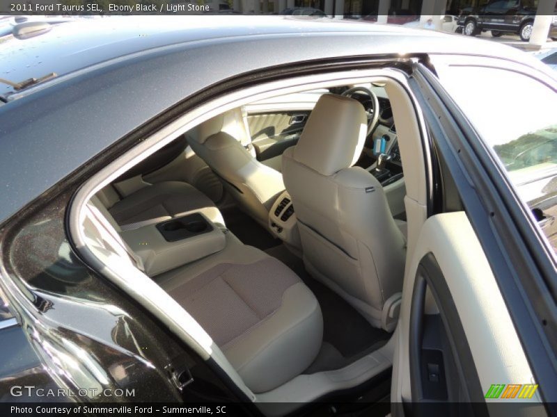 Ebony Black / Light Stone 2011 Ford Taurus SEL