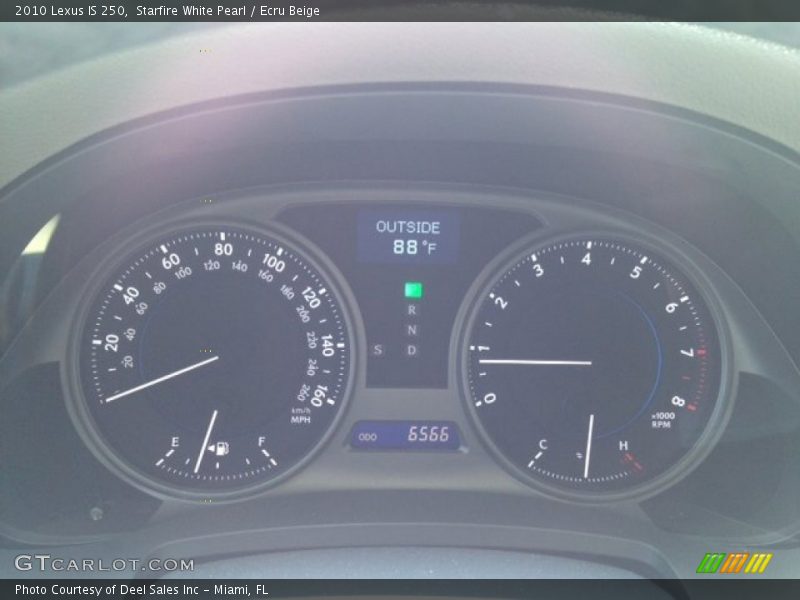 Starfire White Pearl / Ecru Beige 2010 Lexus IS 250