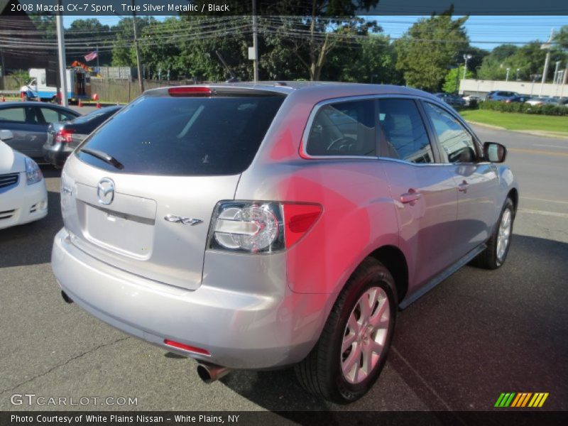 True Silver Metallic / Black 2008 Mazda CX-7 Sport