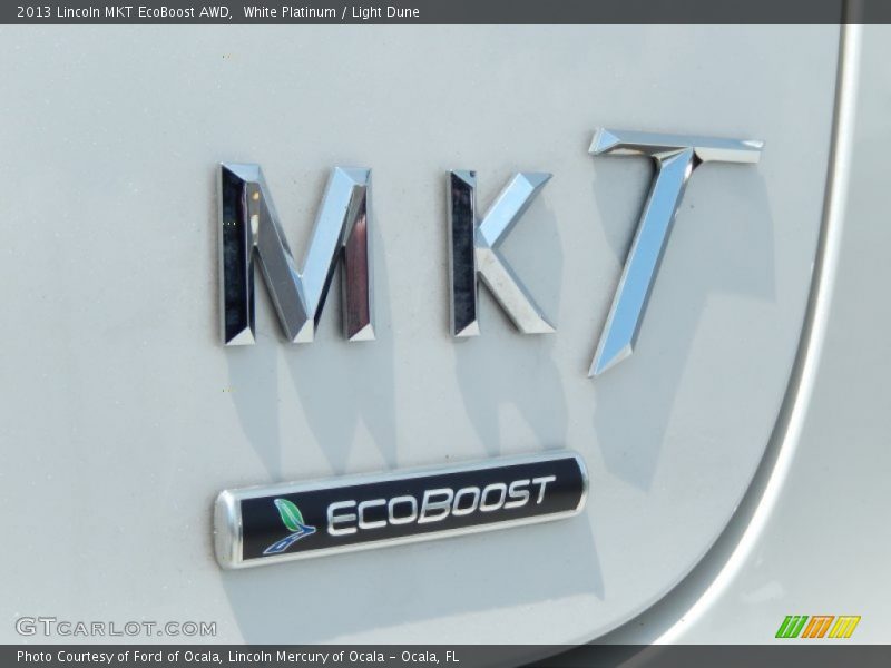 White Platinum / Light Dune 2013 Lincoln MKT EcoBoost AWD