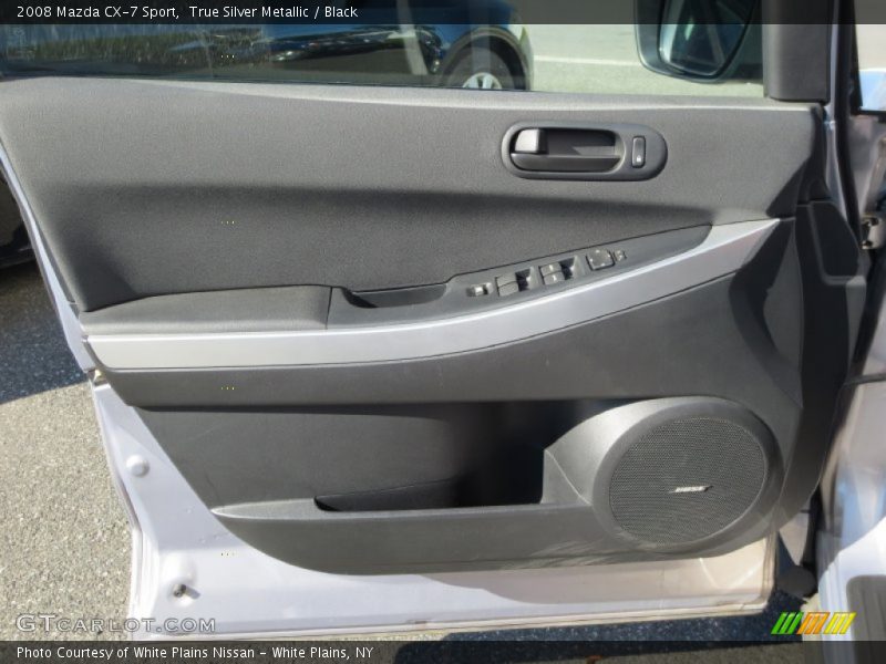 True Silver Metallic / Black 2008 Mazda CX-7 Sport