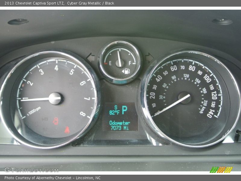 Cyber Gray Metallic / Black 2013 Chevrolet Captiva Sport LTZ