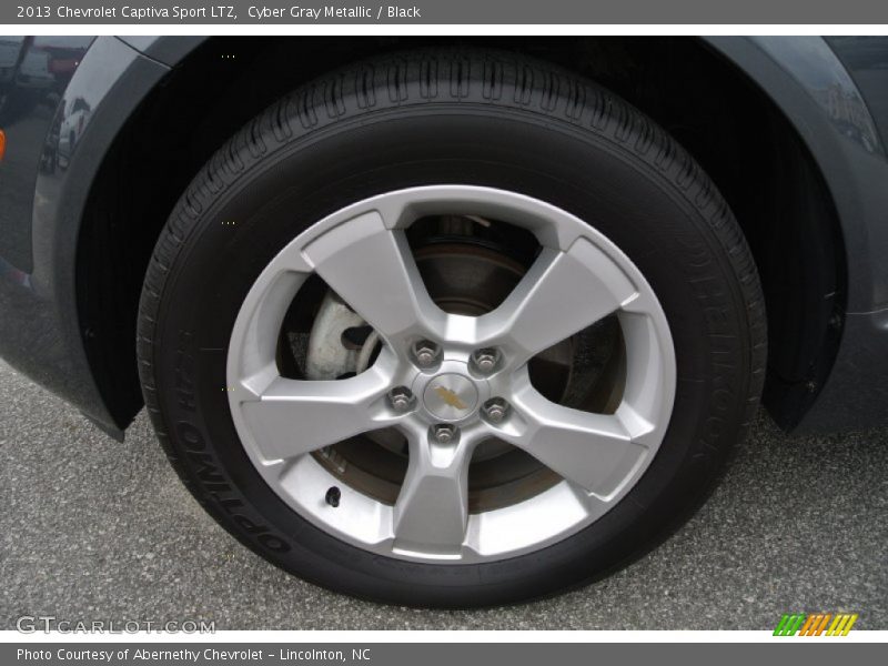 Cyber Gray Metallic / Black 2013 Chevrolet Captiva Sport LTZ