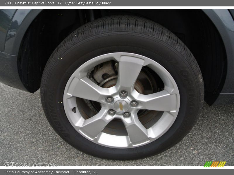 Cyber Gray Metallic / Black 2013 Chevrolet Captiva Sport LTZ