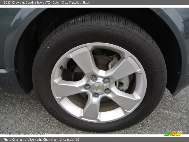 Cyber Gray Metallic / Black 2013 Chevrolet Captiva Sport LTZ