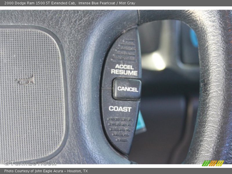 Intense Blue Pearlcoat / Mist Gray 2000 Dodge Ram 1500 ST Extended Cab