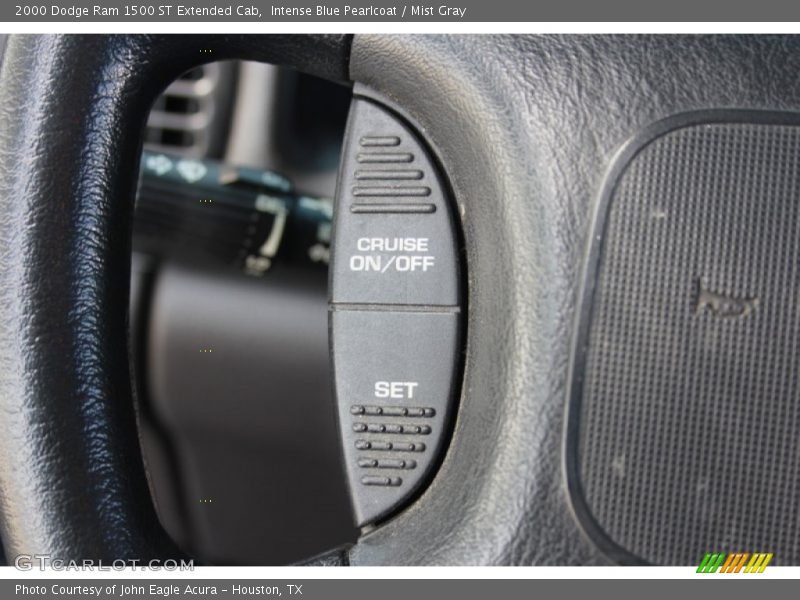 Intense Blue Pearlcoat / Mist Gray 2000 Dodge Ram 1500 ST Extended Cab