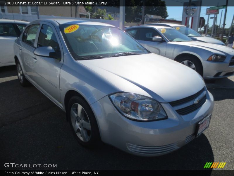 Ultra Silver Metallic / Gray 2008 Chevrolet Cobalt LT Sedan