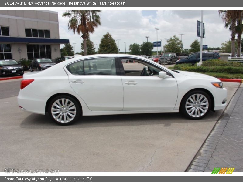 Bellanova White Pearl / Seacoast 2014 Acura RLX Advance Package