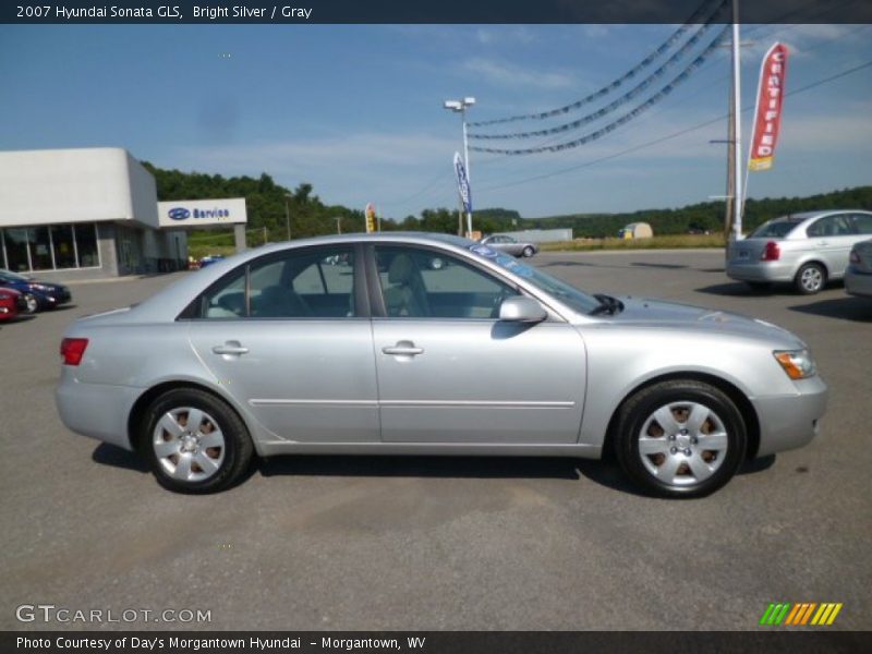 Bright Silver / Gray 2007 Hyundai Sonata GLS