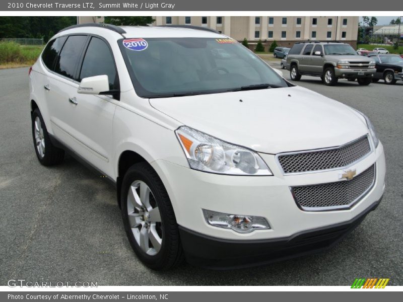 Summit White / Light Gray 2010 Chevrolet Traverse LTZ