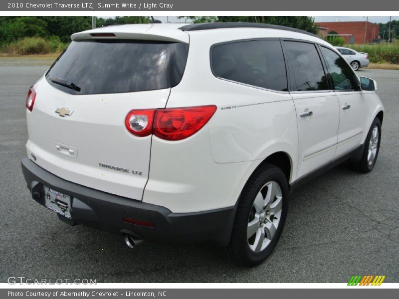 Summit White / Light Gray 2010 Chevrolet Traverse LTZ