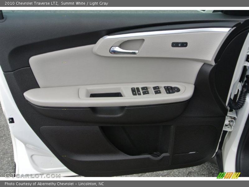 Summit White / Light Gray 2010 Chevrolet Traverse LTZ