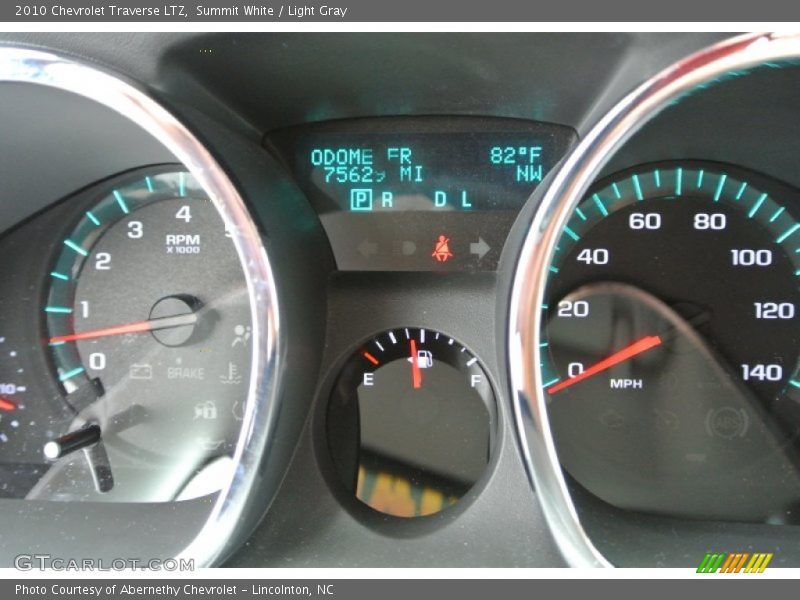 Summit White / Light Gray 2010 Chevrolet Traverse LTZ